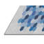 Tapis bleu à motif géométrique Kingstowne-455651121