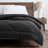 All Season Soft Quilted Down Alternative Comforter Reversible Duvet Gray-445013936