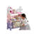 KidKraft Puzzle Bookshelf, Pastel
