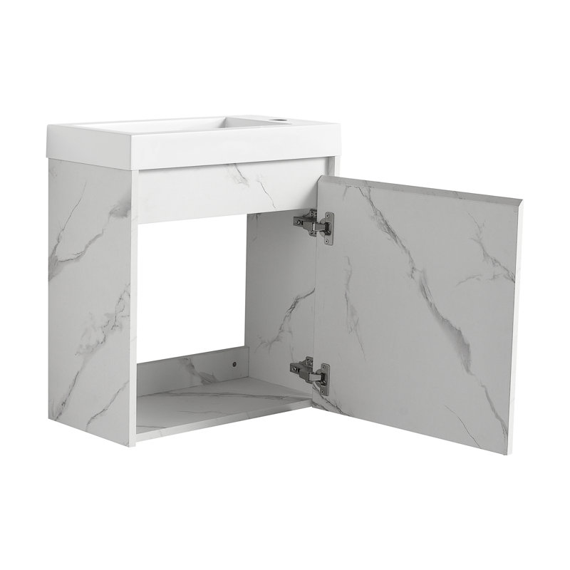 Yanisa Bathroom Storage Resin,door,Bathroom Vanity, White