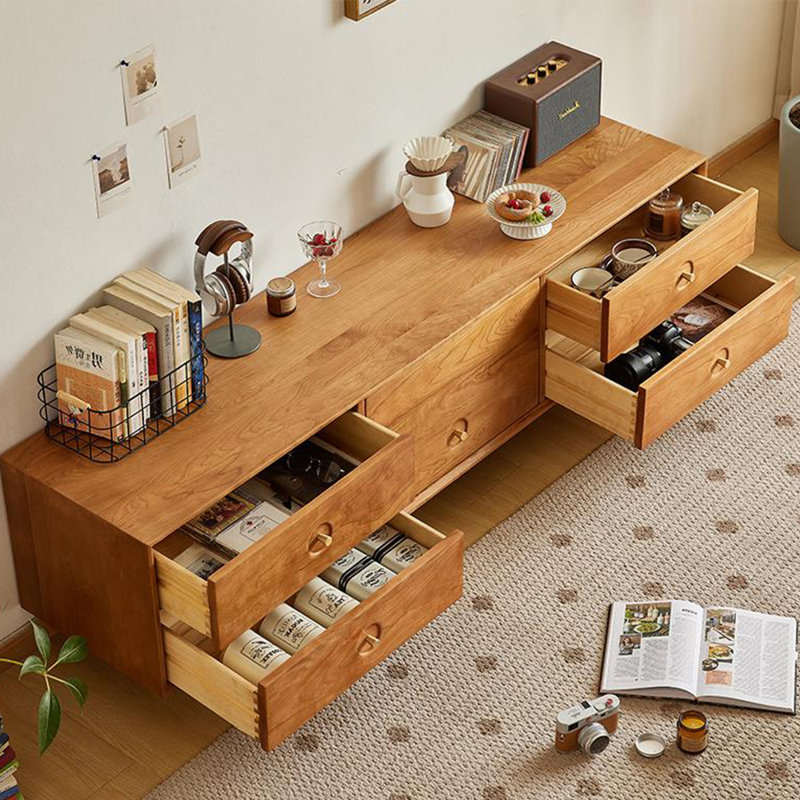 Meuble télé de style italien simple et atmosphérique, 70.87"