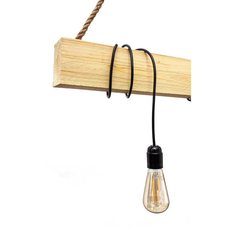 Kerley 3 - Light Brown Kitchen Island Pendant