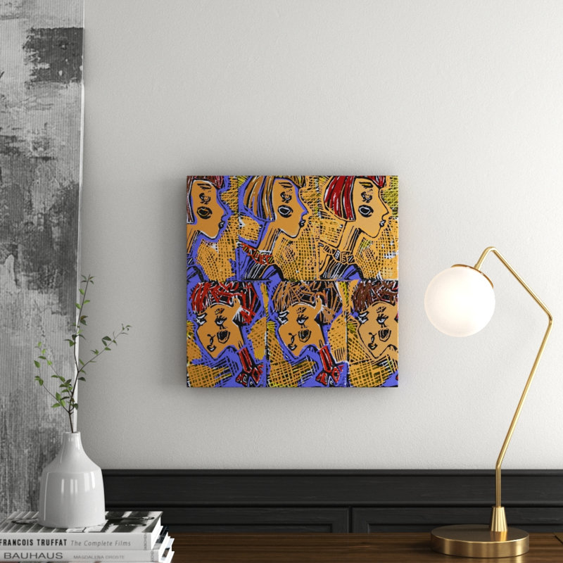 Lana Greben - Wrapped Canvas Painting, 45cm H x 45cm W x 3.81cm D