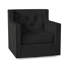 Candace 33.5" W Tufted Swivel Down Cushion Wingback Chair-1127165585-1127165606