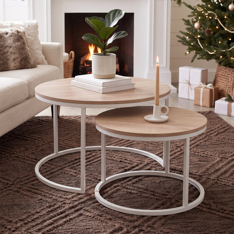 Jaxi Frame Coffee Table, 80cm + 60cm