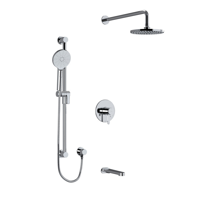 Garniture de douche 1345, Chrome