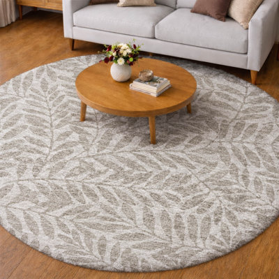 Tapis à feuilles tropicales de qualité supérieure lavable à la machine de qualité supérieure ADS111