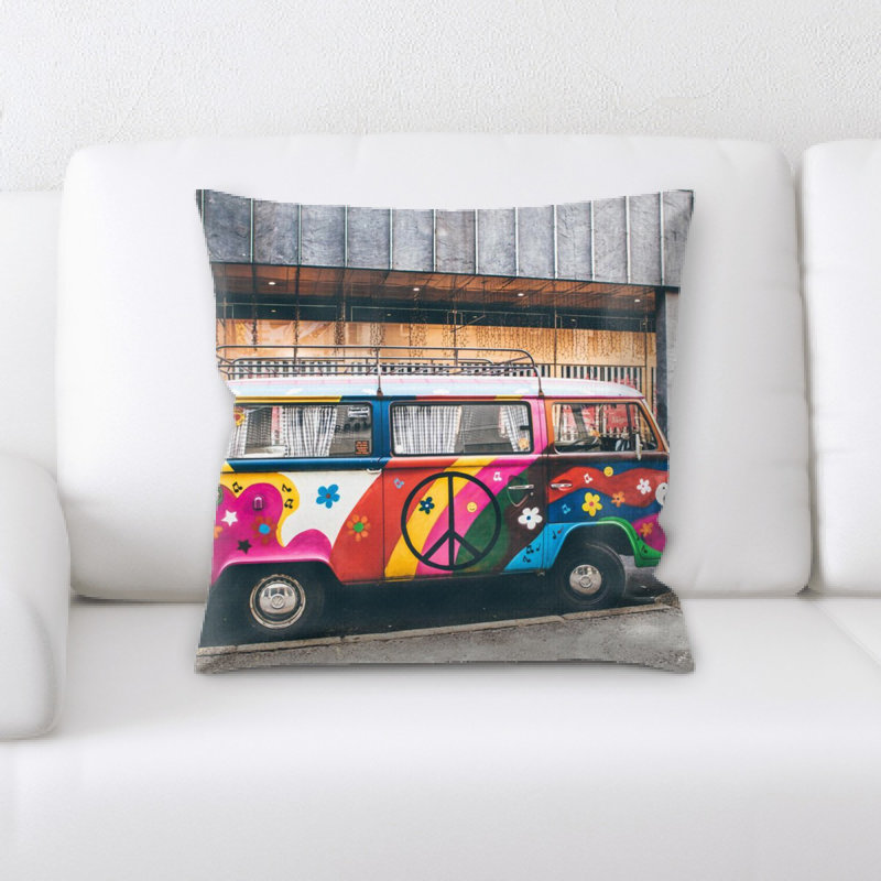 Microsuede Reversible Throw Pillow
