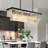 Dimmable Tiered Rectangle Chandelier With Crystal Accents-792016062-716270746