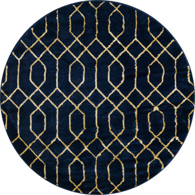 Glitzy Geometric Indoor Rug