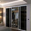 Armoire 4 panneaux coulissants en verre fumé-92149954-84510460