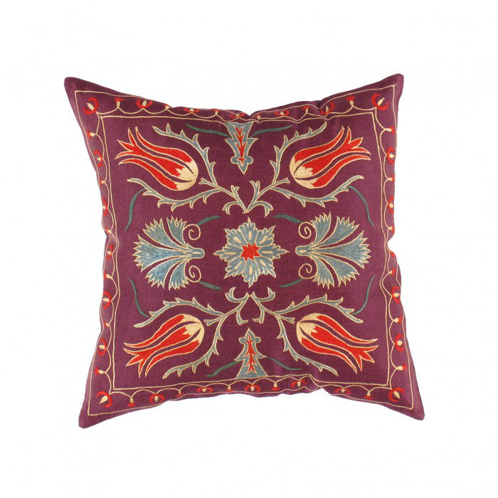 Square Pillow Cover & Insert, Daisy Bush
