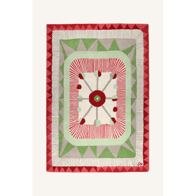 Michelann Wool Hand Woven Area Rug