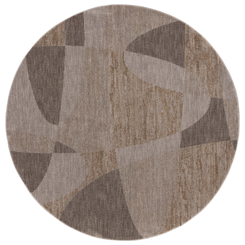Artiles Performance Abstract Rug, Round 4'