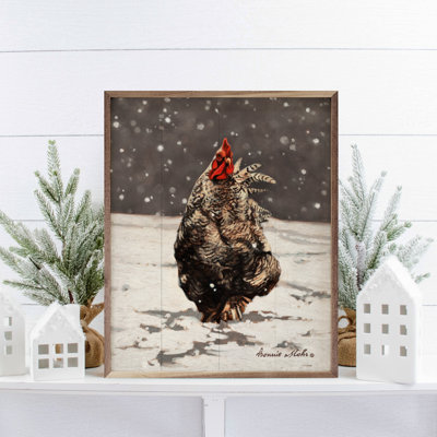 Winter Rooster par Bonnie Mohr