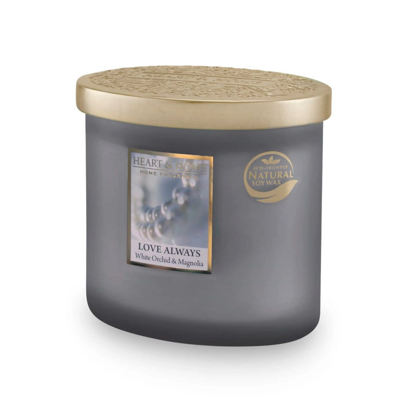 Spring / Summer 2025 Plant / Floral Scented Jar Candle with Glass Holder