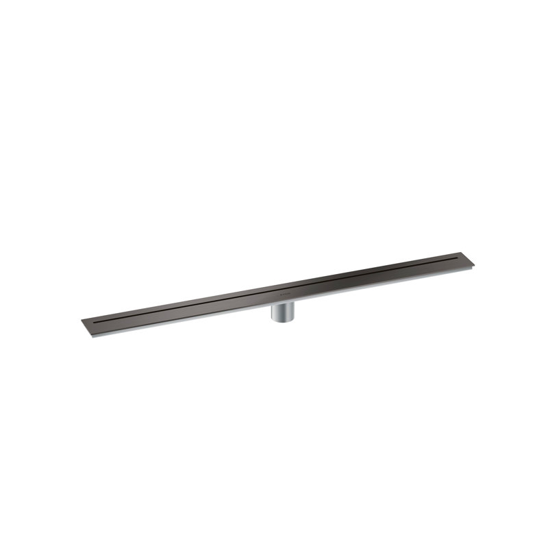 AXOR Drains Floor Installation 35 7/16", Brushed Black Chrome