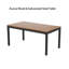 110cm Wide Straight Iron Patio Sectional Set