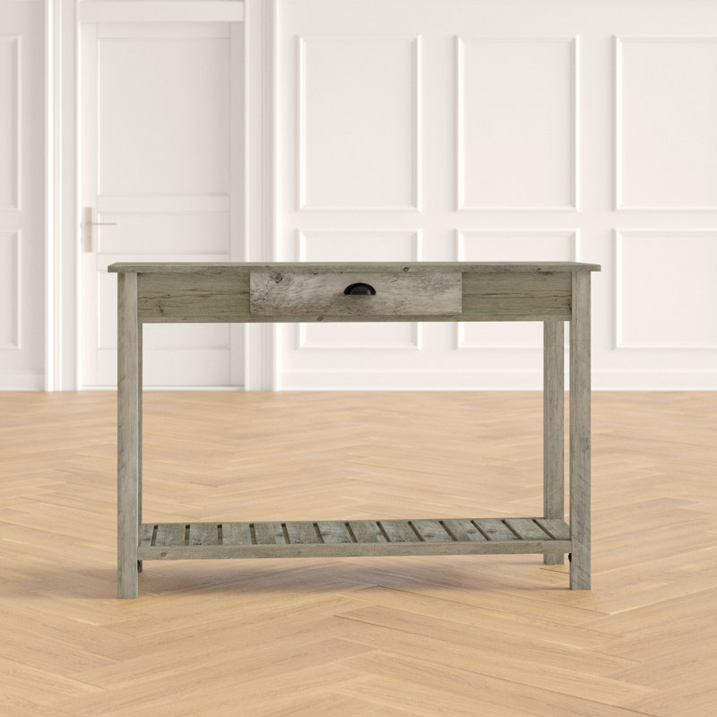 Cadhla 48" 1-Drawer Console Table, Gray Wash