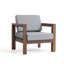 Chaise d'extérieur en bois massif Yulita-897214199