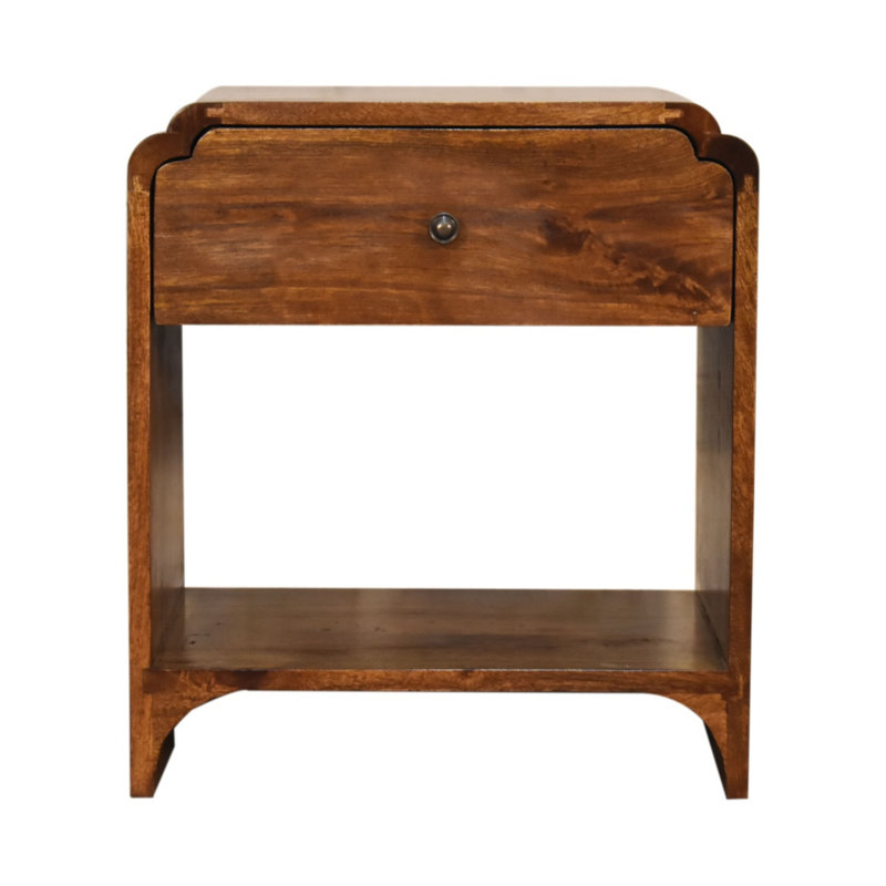 45cm W Solid Wood Bedside Table