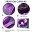 Ensemble de décoration murale moderne tournesol mauve fusion II-911420918-911420842