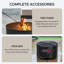 Sunjoy 26in. Kelton Firepit with PVC Cover-113469870