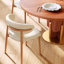 Bistro Dining Table Breakfast Nook Solid Wood Kitchen Table 43" With Heavy Gold Base