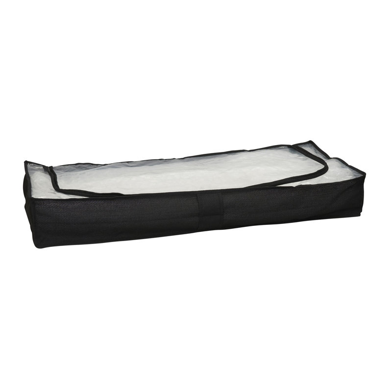 Wayfair Basics® Under-the-Bed Storage Bag, Black