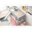 Lit superposé simple gris avec glissière convertible et solution peu encombrante, structure en bois de pin, assemblage facile, garde-corps pleine longueur pour lit simple / simple, petits espaces simples et bas, famille sécuritaire