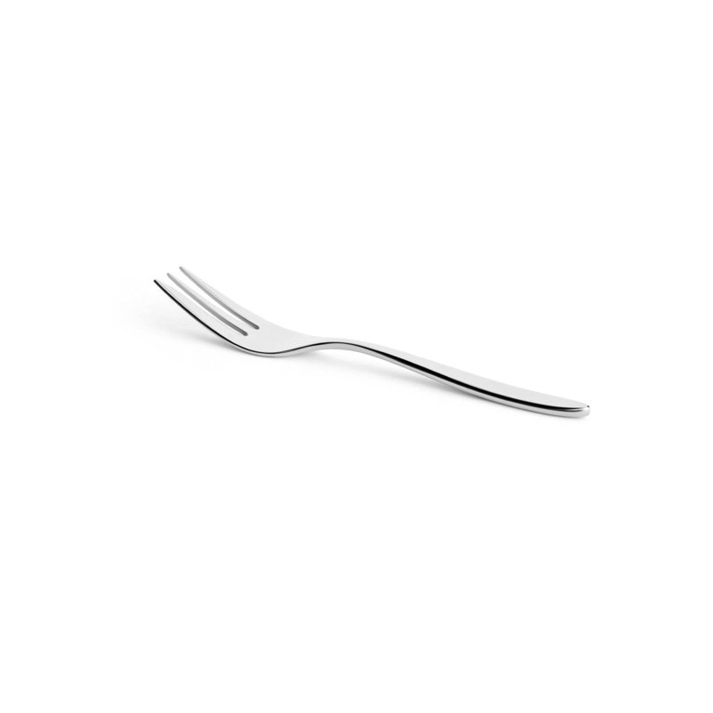 Fourchette à gâteaux en acier inoxydable Ivy | 6 po, argent, ensemble de 12