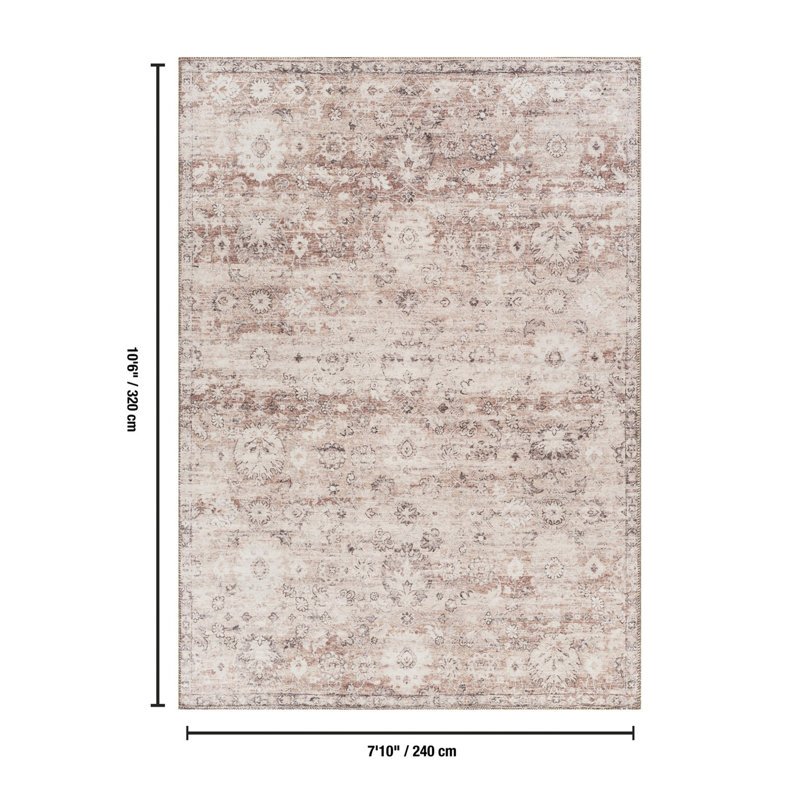Tapis brun 7 pi 10 po x 10 pi 6 po Brown, 7'10"x 10'6"