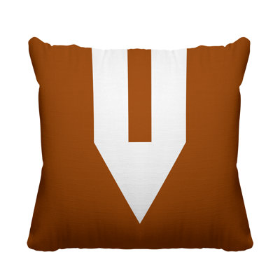 Coussin décoratif intérieur / extérieur en forme de V Sherman