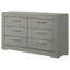 Commode 6 tiroirs ultrabrillante-290065249