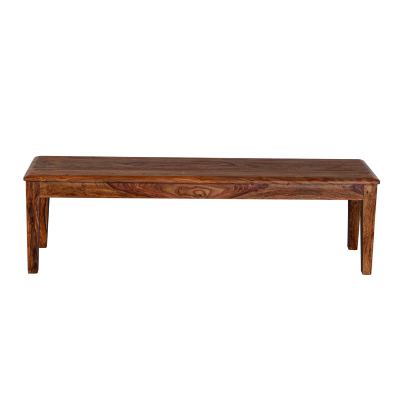 Banc en bois massif Clermont, Naturel