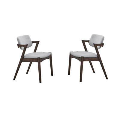 Ensemble de chaises de salle à manger de style Mid-Century 2 pièces