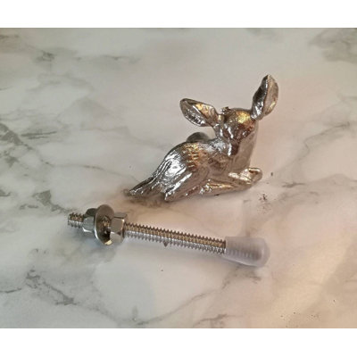 Silver Fawn Cabinet Knob