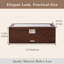 Boîte à bijoux en bois pour homme, porte-montre à 2 niveaux et boîte à lunettes de soleil pour homme, vitrines avec plateau en verre transparent et tiroir de rangement
