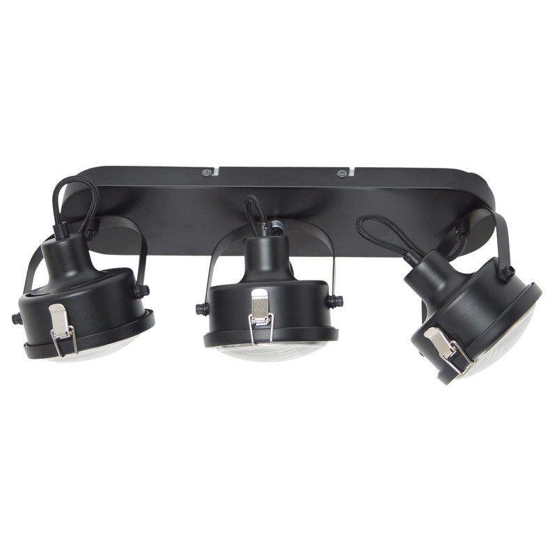 Amberly Glass Spotlight, Black