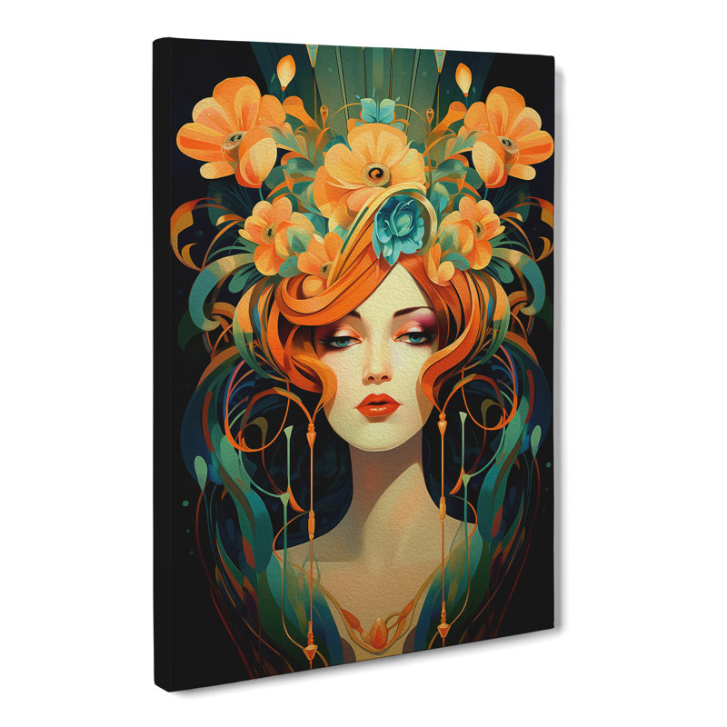 Female Deco - Print, 60cm H x 40cm W x 3cm D