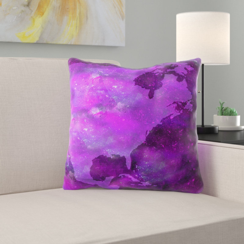 Housse et insert de coussin carré Negrete, Microsuède, Intérieur