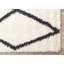 Tapis crème à treillis gris anthracite Hurlbert-899667426