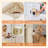 69" Tall Cat Tree Large Cat Tower With Super Big Hammock, Scratching Posts, Condo House And Large Top Perch-104406643