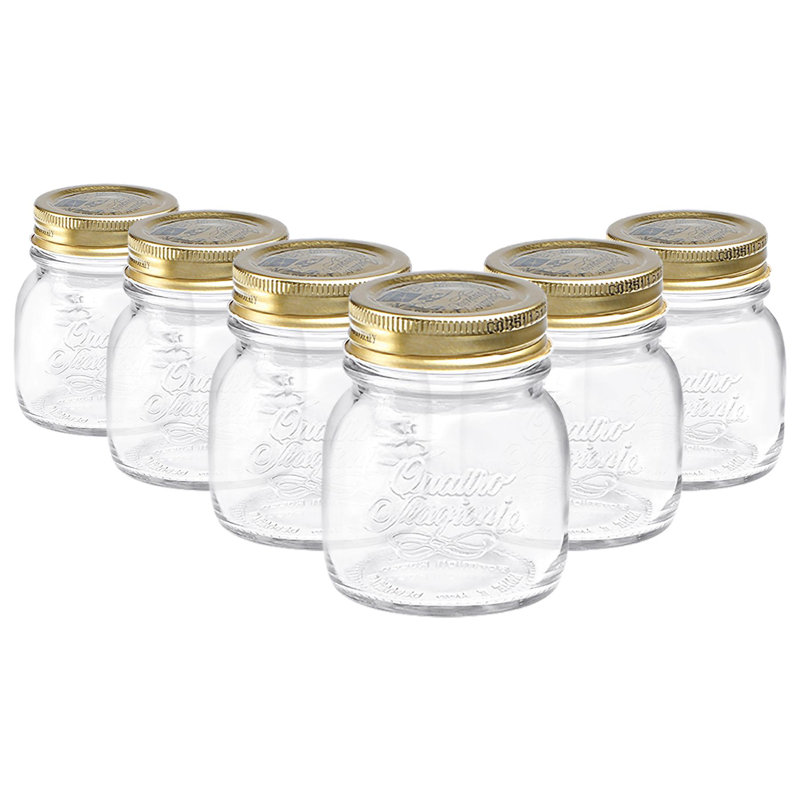 Bormioli Rocco Quattro Stagioni Glass Storage Jars 