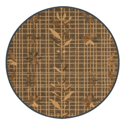 Machine Washable Nature Brown Area Rug
