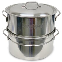 Bayou Classic 1101 10-qt Stainless Steel Fry Pot Perfect For Frying Fish  Shrimp Chicken Hushpuppies and Fries Includes Stainless Steel Perforated