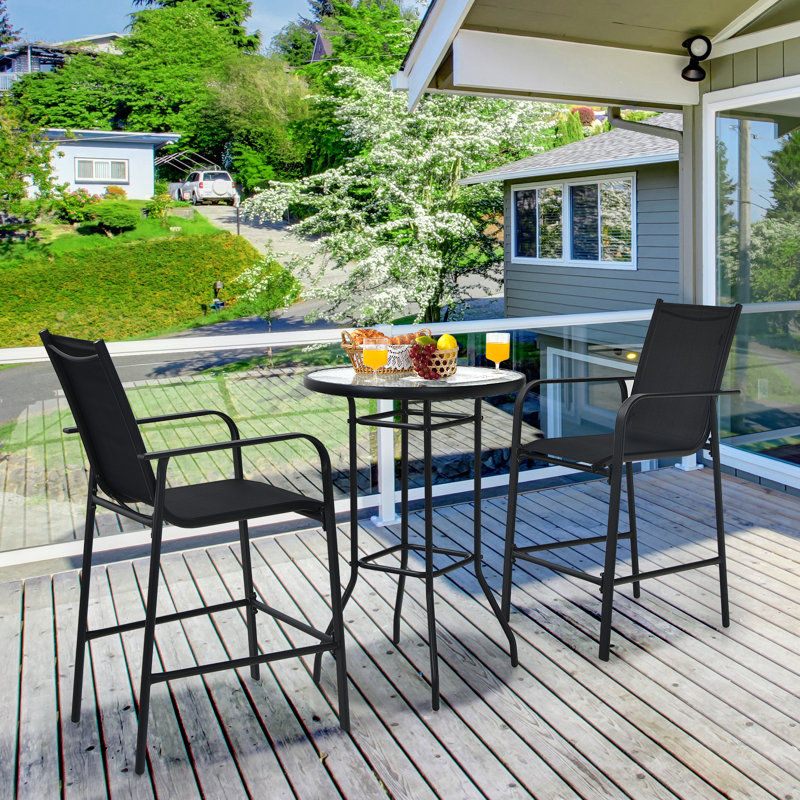Montoursville 2 - Person Patio Dining Set Round Table