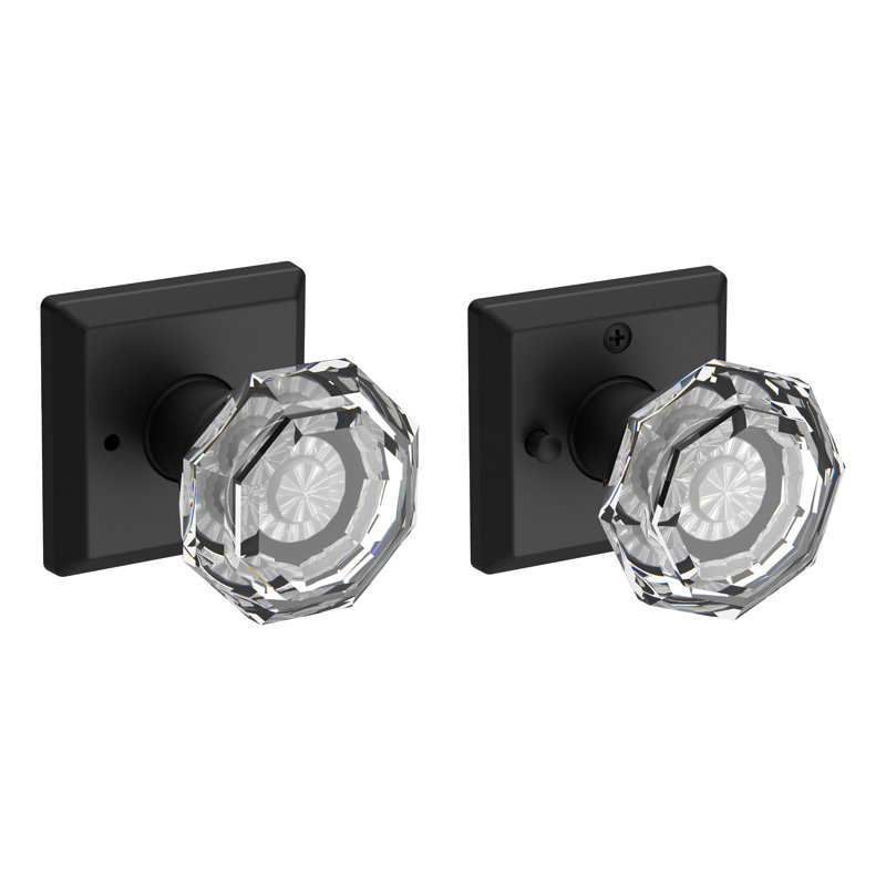 Crystal Door Knob with Baldwin Reserve Rosette