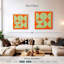 Collage Mid-Century demi-cercles I
