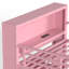 Lit mezzanine Nook Twin Low en métal pour enfants avec tiroirs de rangement et éclairage DEL-135825275